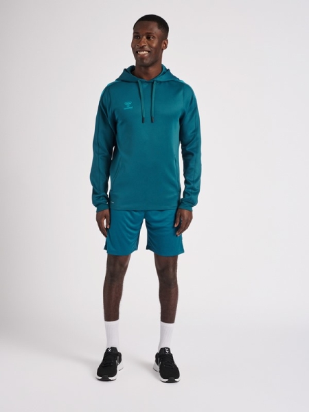 Kinder Hoodie Hummel Core XK Poly Sweat - Blue Coral